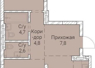 Продаю 2-комнатную квартиру, 85.5 м2, Новосибирская область, Овражная улица, 2А