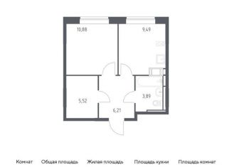 Продаю 1-комнатную квартиру, 36 м2, поселение Кокошкино, жилой комплекс Новое Внуково, к20