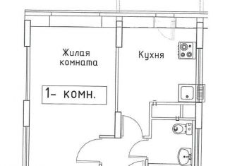 Продажа 1-комнатной квартиры, 29.3 м2, Ступино