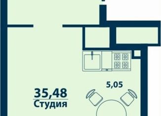 Продажа однокомнатной квартиры, 35.5 м2, Уфа