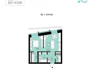 Продам 1-комнатную квартиру, 56.5 м2, Москва, метро Строгино