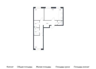 Продается 2-ком. квартира, 69 м2, деревня Столбово, проспект Куприна, 30к1