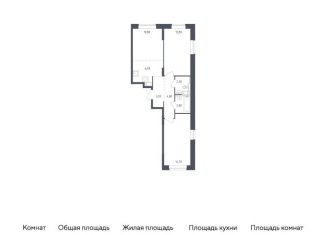 Продам двухкомнатную квартиру, 59.5 м2, посёлок Песочный