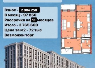 Продается двухкомнатная квартира, 52.3 м2, Грозный, проспект Ахмат-Хаджи Абдулхамидовича Кадырова, 121