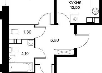 Продаю двухкомнатную квартиру, 58.6 м2, Ростовская область