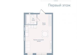 Продажа однокомнатной квартиры, 34.3 м2, Астрахань, Моздокская улица, 40
