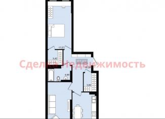 2-комнатная квартира на продажу, 67.5 м2, Красноярский край