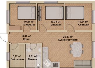 Продаю дом, 72 м2, Челябинская область, Радужная улица