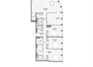 Продам четырехкомнатную квартиру, 193.4 м2, Москва, ЦАО