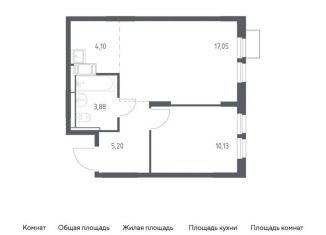 Продажа однокомнатной квартиры, 40.4 м2, деревня Путилково