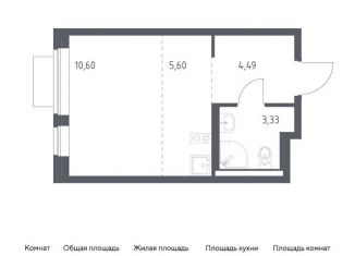 Продается квартира студия, 24 м2, Ленинский городской округ, жилой комплекс Новое Видное, 14.2