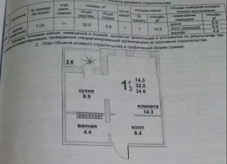 Сдается 1-комнатная квартира, 32.4 м2, Верхняя Пышма, Успенский проспект, 113Б
