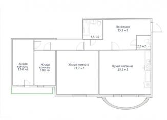 Продам 3-комнатную квартиру, 95.3 м2, Санкт-Петербург, Большой Сампсониевский проспект, 82