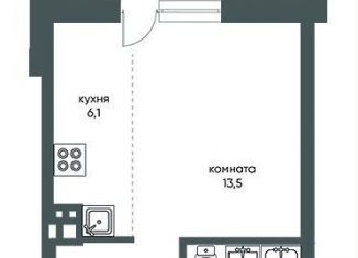 Продам квартиру студию, 30 м2, Новосибирская область, улица Коминтерна, 1с