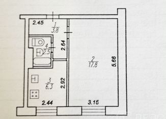 Продается 1-ком. квартира, 30.4 м2, поселок Мурмино, Лесная улица, 7