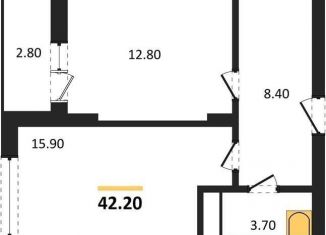 Продается 1-ком. квартира, 42.2 м2, Воронеж, Железнодорожный район, бульвар Содружества, 1