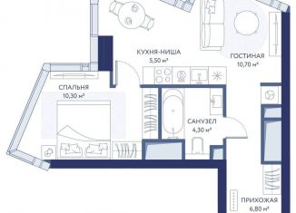 Продается 2-комнатная квартира, 37.6 м2, Москва, район Раменки, 1-й Сетуньский проезд, вл8