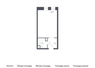 Квартира на продажу студия, 38.2 м2, Москва, метро Добрынинская, Стремянный переулок, 2