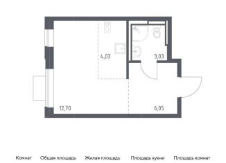 Продается квартира студия, 25.8 м2, Московская область, жилой комплекс Прибрежный Парк, 7.2