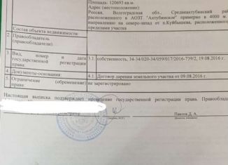 Продам участок, 120693 сот., поселок Колхозная Ахтуба, Садовая улица