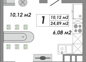 Продам 1-комнатную квартиру, 24.9 м2, Оренбург