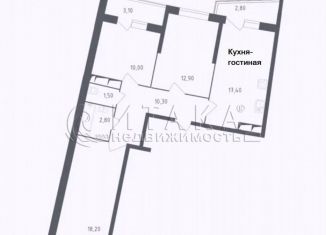 Продажа трехкомнатной квартиры, 73.8 м2, Санкт-Петербург, Заневский проспект, 42, Заневский проспект