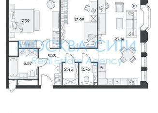 Продаю 2-комнатную квартиру, 77.9 м2, Москва, 1-я улица Ямского Поля, 28с3, САО