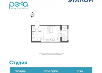 Квартира на продажу студия, 30.2 м2, Омск, Кировский округ