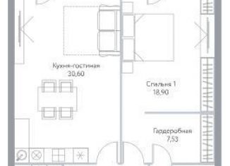 Продается 1-ком. квартира, 74.8 м2, Москва, проспект Мира, 95, метро Алексеевская