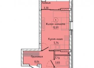 Продаю квартиру студию, 31.3 м2, Екатеринбург, Машинная улица, 1В/2, ЖК Клевер Парк