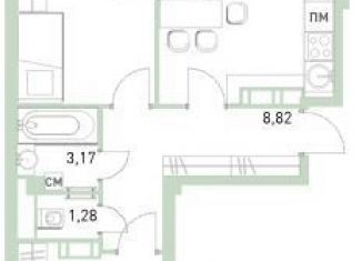 Продажа 3-комнатной квартиры, 55 м2, Балашиха, жилой комплекс Столичный, к23, ЖК Столичный