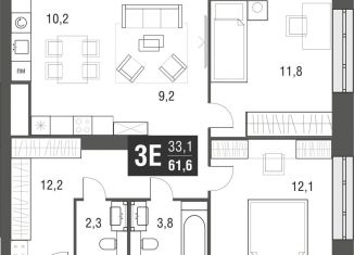 Продам 3-комнатную квартиру, 61.6 м2, Москва, проезд Серебрякова, 11-13к1, ЖК Сильвер