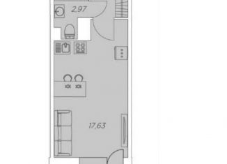 Продаю квартиру студию, 25 м2, Кудрово