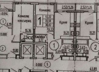 1-комнатная квартира на продажу, 38.1 м2, Самара, метро Советская, улица Советской Армии, 131А