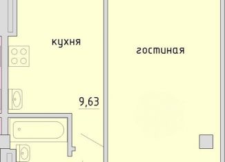 Продам однокомнатную квартиру, 47 м2, Новосибирск, Тульская улица, 80, ЖК Тульский