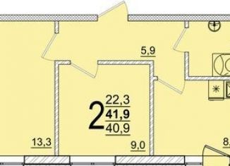 Продам 2-комнатную квартиру, 41.9 м2, аул Новая Адыгея, ЖК Дарград