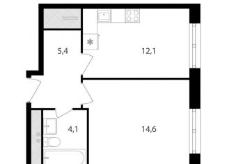 Продается 1-комнатная квартира, 36.2 м2, Москва, Михалковская улица, 48к2, ЖК Михалковский