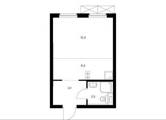 Продаю квартиру студию, 25.4 м2, Москва, жилой комплекс Руставели 14, к1/2, метро Бутырская