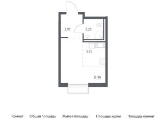 Продаю квартиру студию, 21.9 м2, посёлок Песочный