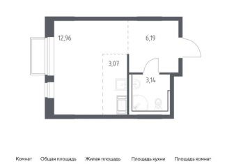 Продаю квартиру студию, 25.4 м2, посёлок Мирный, жилой комплекс Томилино Парк, к6.2