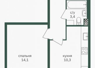 Продажа 1-ком. квартиры, 38.5 м2, Москва, ЖК Зелёная Вертикаль, Варшавское шоссе, 170Ек3