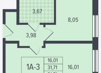 Продается двухкомнатная квартира, 31.7 м2, посёлок Щеглово, посёлок Щеглово, 42