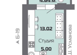 Продается 1-комнатная квартира, 21.7 м2, Набережные Челны, улица Шамиля Усманова, 18Г