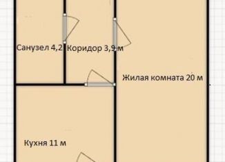 Продажа 1-комнатной квартиры, 41.9 м2, Краснодар, улица Западный Обход, 39/1к7, ЖК Мой Город