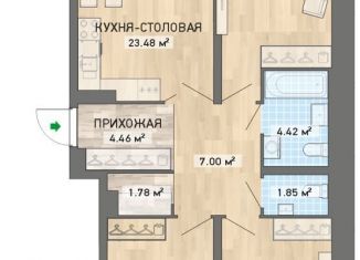 Продаю 3-комнатную квартиру, 92 м2, Екатеринбург, ЖК Просторы