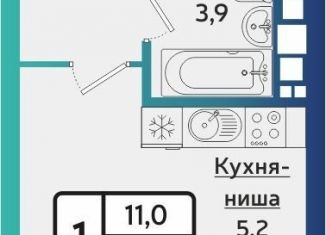 Продаю квартиру студию, 24.8 м2, Ижевск, Индустриальный район