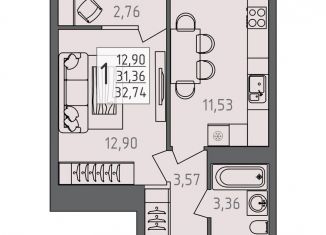 Продается однокомнатная квартира, 32.7 м2, Волгоград, Краснооктябрьский район