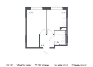 Продается 1-комнатная квартира, 36.1 м2, поселение Кокошкино, жилой комплекс Новое Внуково, к18