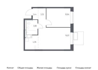 Продается 1-комнатная квартира, 40.6 м2, Москва, жилой комплекс Алхимово, 15