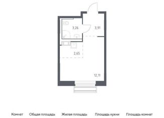 Продаю квартиру студию, 21.9 м2, село Лайково